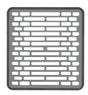 Good Grips 13190610 Sink Mat, 12-1/4 in L, 11-1/2 in W, 1/2 in Thick, Silicone, Gray