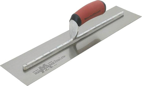 Marshalltown MXS13D Finishing Trowel, 13 in L Blade, 5 in W Blade, Spring Steel Blade, Curved Handle