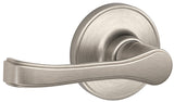 Schlage J Series J170TOR619 Dummy Lever, Mechanical Lock, Satin Nickel, Metal, Residential, 3 Grade