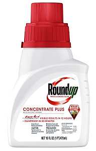 Roundup 5005510 Weed and Grass Killer, Liquid, Spray Application, 1 pt Bottle