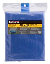 ProSource T4060BB90 Tarpaulin, 60 ft L, 40 ft W, 5 mil Thick, Polyethylene, Blue