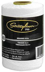 Stringliner Pro Series 35453 Construction Line, #18 Dia, 500 ft L, 165 lb Working Load, Nylon, White