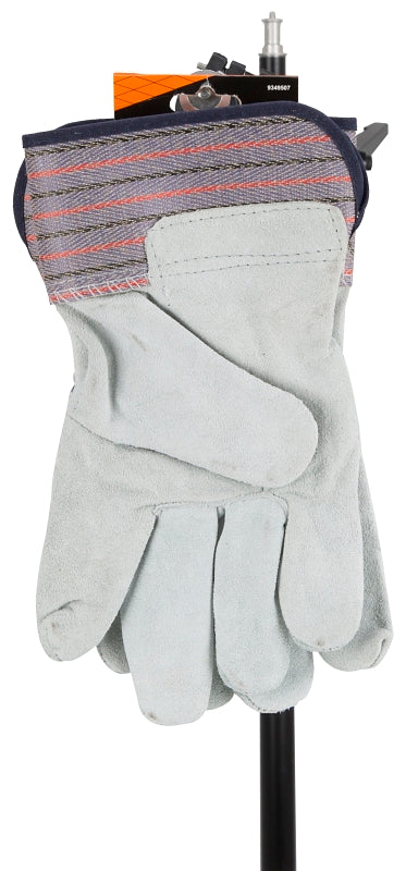 Diamondback SPAB Padded Gloves, For All Genders, One-Size, 10.25 in L, Shirred Wrist Cuff, 70% Leather & Fabric Back