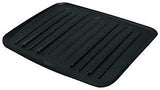 Rubbermaid FG1182MABLA Drain Board, 18 in L, 14.7 in W, 1.3 in H, Plastic, Black, Pack of 4