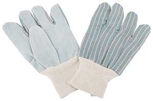 Diamondback GV-788HC-3L Leather Palm Work Gloves, One-Size, Knit Wrist Cuff