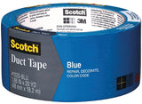 Scotch 3920-BL Duct Tape, 20 yd L, 1.88 in W, Blue