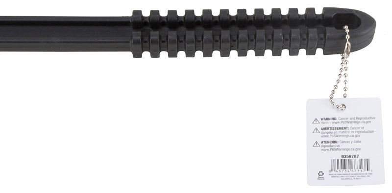 Omaha BBQ-37126 Two-Way Grill Brush/Scrubber, 2-3/8 in L Brush, 2-1/4 in W Brush, Stainless Steel Bristle, 14 in L