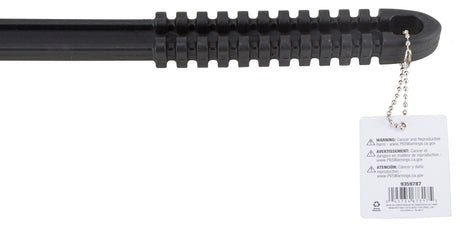 Omaha BBQ-37126 Two-Way Grill Brush/Scrubber, 2-3/8 in L Brush, 2-1/4 in W Brush, Stainless Steel Bristle, 14 in L