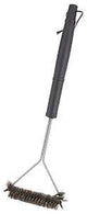 Omaha BBQ-37143 Wide Head Grill Brush, 6-3/4 W Brush, Stainless Steel Bristle, Plastic Handle, 18 in L