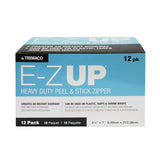 E-Z Up 06186 Fabric Adhesive Zipper, Heavy-Duty, Peel and Stick, 7 ft L, 2-3/4 in W
