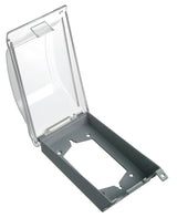 Red Dot CKPS Cover, Lockable, 6-5/32 in L, 4-11/16 in W, Rectangular, Polycarbonate, Clear