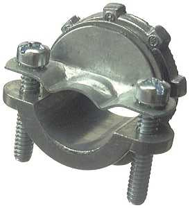 Halex 20512 Clamp Connector, 3/4 in, 1-13/32 in L, Zinc