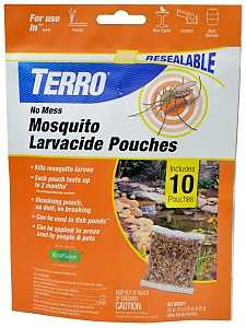 Terro T1210 Mosquito Larvacide Pouch, 3.5 oz