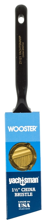 Wooster Z1121-2-1/2 Paint Brush, 2-1/2 in W, 2-11/16 in L Bristle, China Bristle, Sash Handle