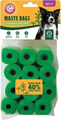 Arm & Hammer 71091 Waste Bag, Cornstarch, Green