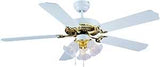 Boston Harbor CF-78025L Ceiling Fan, 0.8 A, 120 V, 5-Blade, 52 in Sweep, 2942 cfm Air