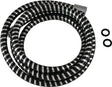 Plumb Pak PP828-47 Shower Hose, 84 in L Hose, Chrome Plated
