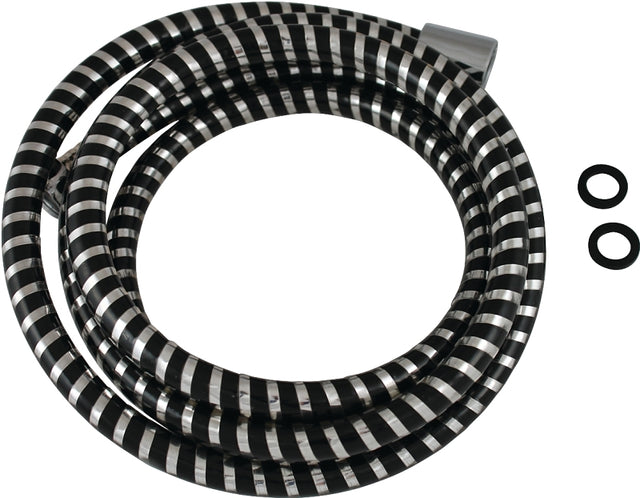 Plumb Pak PP828-47 Shower Hose, 84 in L Hose, Chrome Plated