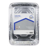 Home Plus Durable Foil 9 in. W X 13 in. L Cake Pan Silver 2 pk, Pack of 12