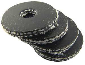 Danco 80352 Tank Bolt Washer, 1 x 1/4 x 1/8 in Dimensions, Rubber, For: 5/16 in Bolts, Pack of 3