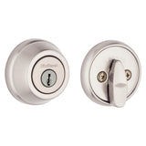 Kwikset 780 15 RCAL RCS K Deadbolt, Alike Key, Steel, Satin Nickel, 2-3/8, 2-3/4 in Backset, K3 Keyway, Pack of 3