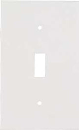 M-D 03434 Wallplate Sealer, For: Standard 1-Gang Switch Plates, Foam, White