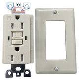 Genmax TRWR15VST GFCI Wall Receptacle, 15 A, Ivory