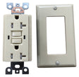 Genmax TRWR20VST GFCI Wall Receptacle, 20 A, Ivory