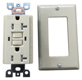 Genmax TRWR20VST GFCI Wall Receptacle, 20 A, Ivory