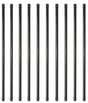BALUSTER RND STL BLK 32X3/4IN