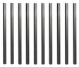 BALUSTER SQ STEEL BLK 26X3/4IN