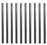 BALUSTER SQ STEEL BLK 32X3/4IN