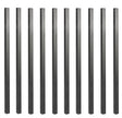 BALUSTER SQ STEEL BLK 32X3/4IN