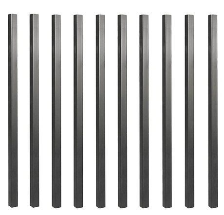 BALUSTER SQ STEEL BLK 32X3/4IN