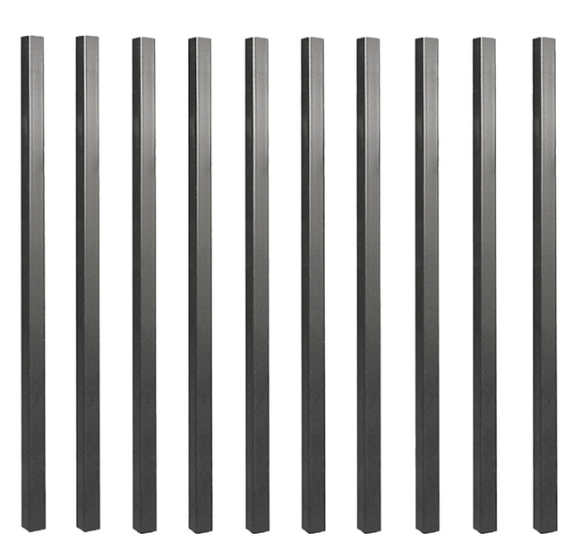 BALUSTER SQ STEEL BLK 32X3/4IN