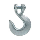 Baron 331-1/4 Clevis Slip Hook, 1/4 in, 2600 lb Working Load, Carbon Steel, Electro-Galvanized