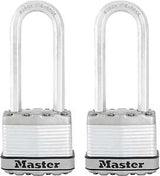 Master Lock Magnum Series M1XTLJ Padlock, Keyed Alike Key, 5/16 in Dia Shackle, 2-1/2 in H Shackle, Stainless Steel Body
