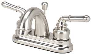 Boston Harbor JY-4233BN Lavatory Faucet, 1.5 gpm, 2-Handle, Brass, Nickel Plated, Lever Handle