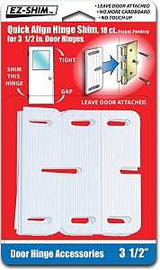 EZ Shim HS350BP Hinge Shim, Plastic