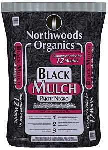 Northwoods Organics WNW03252 Decorative Mulch, Black Bag