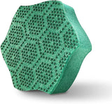 Scotch-Brite 429-5 Heavy-Duty Scrub Sponge, Fiber Abrasive, 111 mm L, 66 mm W, Green/Yellow