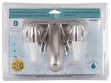 Boston Harbor JY-4212PLQBN Lavatory Faucet, 1.5 gpm, 2-Handle, Brushed Nickel, Lever Handle