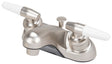 Boston Harbor JY-4212PLQBN Lavatory Faucet, 1.5 gpm, 2-Handle, Brushed Nickel, Lever Handle