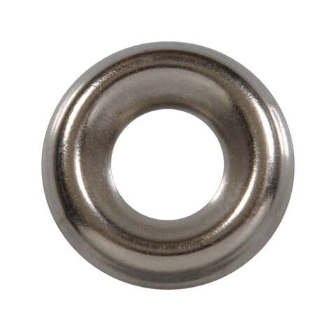 Hillman Nickel-Plated Steel .164 in. Countersunk Finish Washer 100 pk