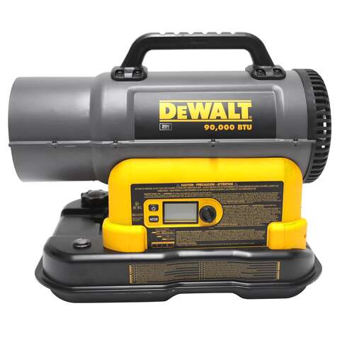 DeWalt 20V Max 90000 Btu/h 1750 sq ft Forced Air Diesel/Kerosene Heater