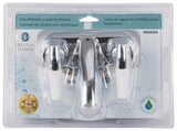 Boston Harbor JY-4212PLQ Lavatory Faucet, 1.5 gpm, 2-Handle, Chrome Plated, Lever Handle
