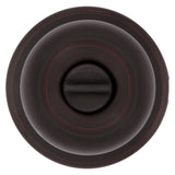 Kwikset 300CV 11PR CALRCS V1 Privacy Lockset, Cove Design, Knob Handle, Venetian Bronze, Universal Hand