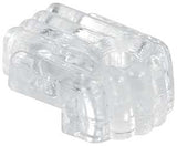 Prime-Line U9002 Mirror Clip, For: 1/8 in Thick Glass, Acrylic, Clear, 6/PK, Pack of 6