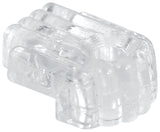 Prime-Line U9002 Mirror Clip, For: 1/8 in Thick Glass, Acrylic, Clear, 6/PK, Pack of 6
