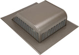 Lomanco LomanCool 750WB Static Roof Vent, 16 in OAW, 50 sq-in Net Free Ventilating Area, Aluminum, Weathered Bronze, Pack of 6